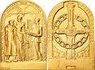 Belgium Medal Fédération Nationale des Anciens Prisonniers de Guerre, Gilt -