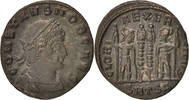 Nummus Coin, Constans, Thessalonica, Copper, RIC:201 -