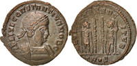 Follis Coin, Constantius II, Trier, Copper, RIC:540 -