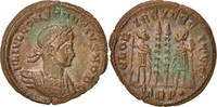 Follis Coin, Constantius II, Trier, Copper, RIC:546 var. -