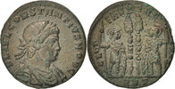 Follis Coin, Constantius II, Roma, Copper, RIC:329 -