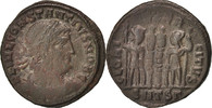 Follis Coin, Constantius II, Thessalonica, Copper, RIC:186 -