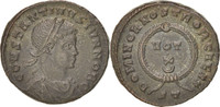 Follis Coin, Constantine II, Ticinum, Copper, RIC:172s -
