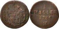 German States Heller Coin, FURTHER AUSTRIA, Josef II, Copper -
