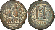 Follis Coin, Justin II, Nicomedia, Copper, Sear:369 -