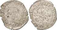 France Douzain aux croissants Coin, La Rochelle, Billon -