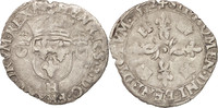 France Douzain aux croissants Coin, La Rochelle, Billon -