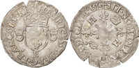 France Douzain aux croissants Coin, Rouen, Billon -