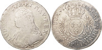 France Ecu Coin, Louis XV, Écu aux branches d'olivier, La Rochelle -