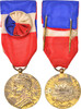 France Medal Médaille d'honneur du travail, Good Quality, Vermeil, 27 -