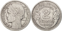 France 2 Francs Coin, Morlon, Beaumont le Roger, Aluminum -