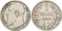 Belgium Franc Coin, Silver, KM:57.1 -