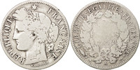 France 2 Francs Coin, Cérès, Paris, Silver, KM:817.1 -