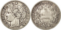 France 2 Francs Coin, Cérès, Paris, Silver, KM:817.1 -