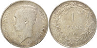 Belgium Franc Coin, Silver, KM:72 -