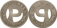 United States Token Parkersburg City Lines -
