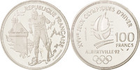 France 100 Francs Coin, Paris, Silver, KM:994, Gadoury:14 -
