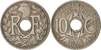 France 10 Centimes Coin, Lindauer, Paris, Copper-nickel -