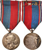 France Medal Confédération Musicale de France, Excellent Quality, Silver -