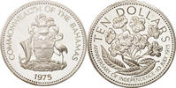 Bahamas 10 Dollars Coin, Elizabeth II, Franklin Mint, U.S.A. -