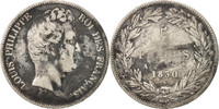 France 5 Francs Coin, Louis-Philippe, Paris, Silver -