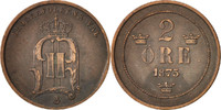 Sweden 2 Öre Coin, Oscar II, Bronze, KM:735 -