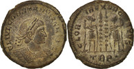 Nummus Coin, Constantius II, Trier, Copper, RIC:VII 528 -