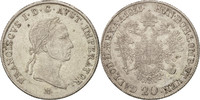 Austria 20 Kreuzer Coin, Franz II (I), Mailand, Silver -