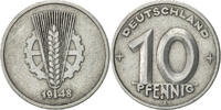 GERMAN-DEMOCRATIC REPUBLIC 10 Pfennig Coin, Berlin, Aluminum -