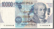 Italy 10,000 Lire Banknote -