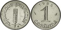 France Centime Coin, Épi, Paris, Stainless Steel, KM:928 -