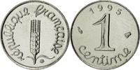 France Centime Coin, Épi, Paris, Stainless Steel, KM:928 -