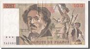 France 100 Francs Banknote, 100 F 1978-1995 ''Delacroix'' -