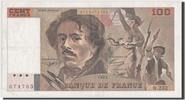 France 100 Francs Banknote, 100 F 1978-1995 ''Delacroix'' -