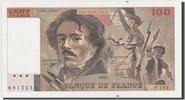 France 100 Francs Banknote, 100 F 1978-1995 ''Delacroix'' -