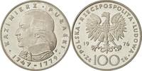 Poland 100 Zlotych Coin, Warsaw, Silver, KM:84 -