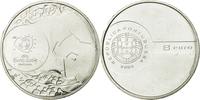 Portugal 8 Euro Silver, KM:756 -