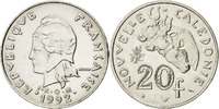 New Caledonia 20 Francs Coin, Nickel, KM:12 -