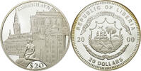 Liberia 20 Dollars Coin, Copenhague, Silver -