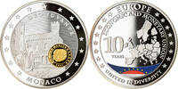 Monaco Medal Union Economique et Monétaire, Copper Plated -
