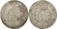France Ecu Coin, Louis XV, Écu aux branches d'olivier, Caen -