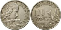 France 100 Francs Coin, Cochet, Copper-nickel, KM:919.1 -