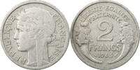 France 2 Francs Coin, Morlon, Paris, Aluminum, KM:886a.1 -