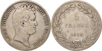 France 5 Francs Coin, Louis-Philippe, Paris, Silver, KM:738 -