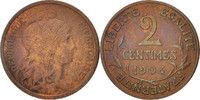 France 2 Centimes Coin, Dupuis, Paris, Bronze, KM:841 -