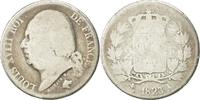 France 2 Francs Coin, Louis XVIII, Louis XVIII, Paris, Silver -