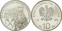 Poland 10 Zlotych Coin, Warsaw, Silver, KM:362 -
