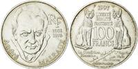 France 100 Francs Coin, André Malraux, Silver, KM:1188 -