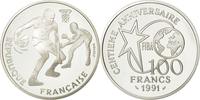 France 100 Francs Coin, Silver, KM:991, Gadoury:C26 -