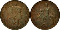 France 10 Centimes Coin, Dupuis, Paris, Bronze, KM:843 -